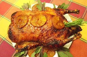 Wilde eend a l'orange